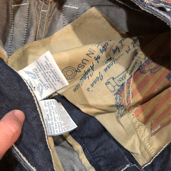 NEW AUTHENTIC ROBIN'S JEANS BLUE VINTAGE SZ 30 - Picture 5 of 5